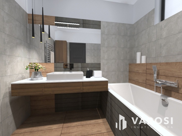 Stílusos otthon nagy terasszal új lakóparkban