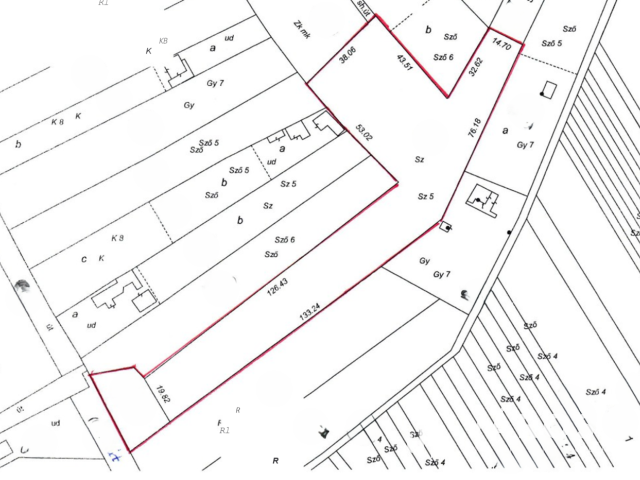 Megosztva 2 ház építésre is alkalmas zártkert Kővágóörsön