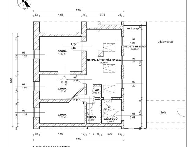 Földeáki szerkezetkészre felújított 2.sz. lakás