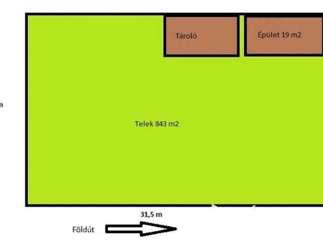 Sashegy pusztai hobbi kert házzal, csendes környezetben